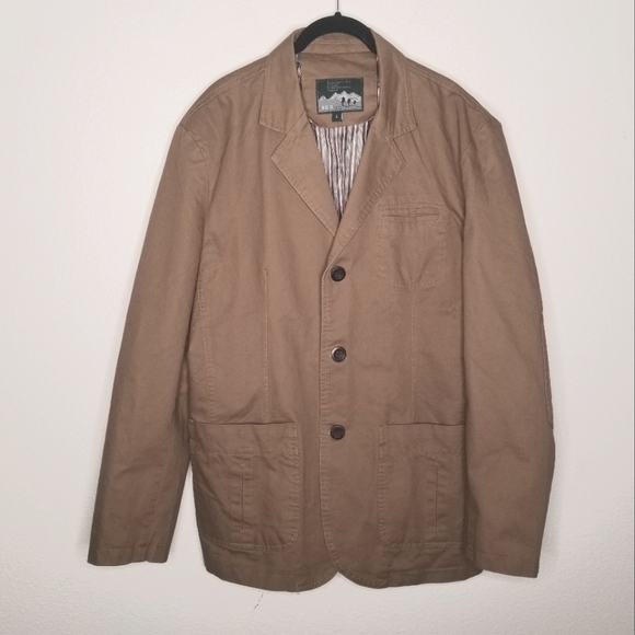 Jeep Outfitters Other - Jeep Outfitters 100% cotton Weather Repellent tan Jacket blazer L